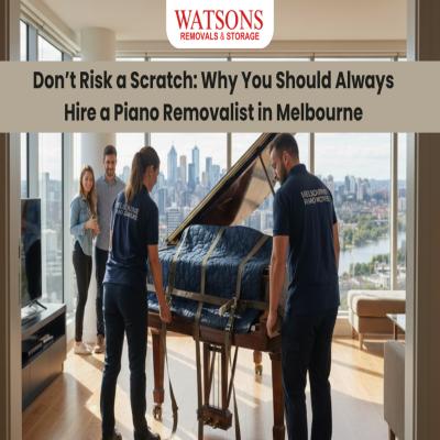 Hire Expert Piano Removalists in Melbourne | Watsons Removals